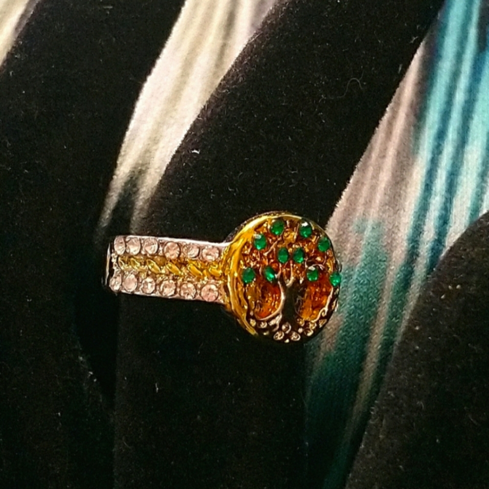 Size 6 - Gold Plated Tree of Life Ring